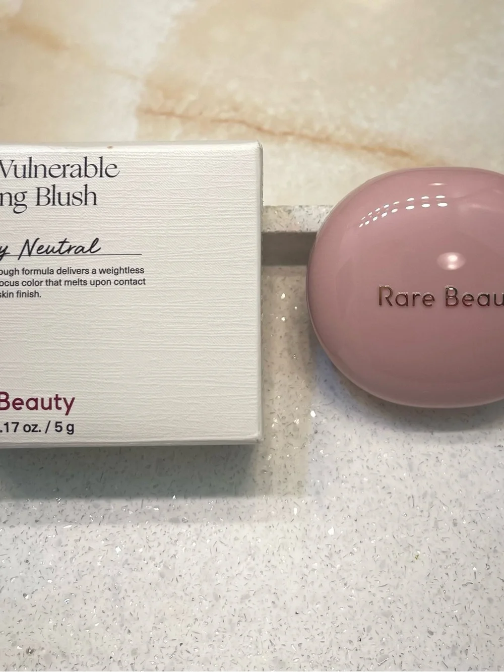 Rare Beauty ~ ‘NEARLY NEUTRAL’ ~ Stay Vulnerable Melting Blush ~ Full Size 5 g
